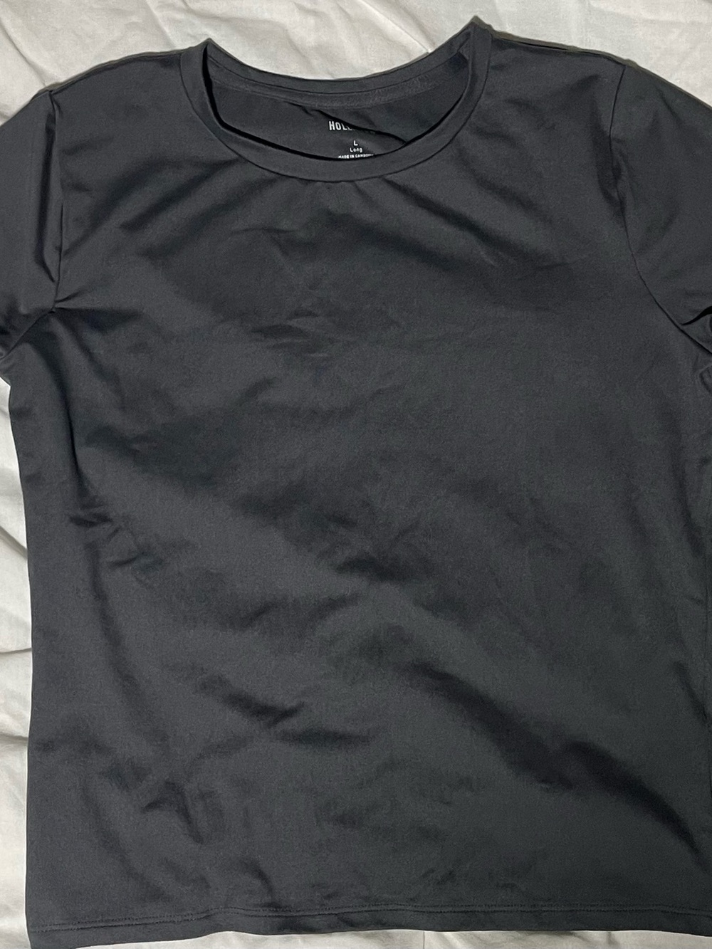 Hollister Women’s Black Crew Neck Short Sleeve Tee